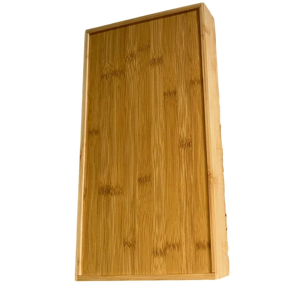 Bamboo Spice Rack Drawer Organizer 3 Tier Natural Wood 15x8x2  New Without Tags